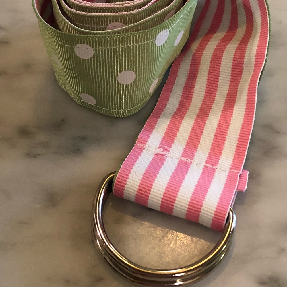 Reversible ribbon belt